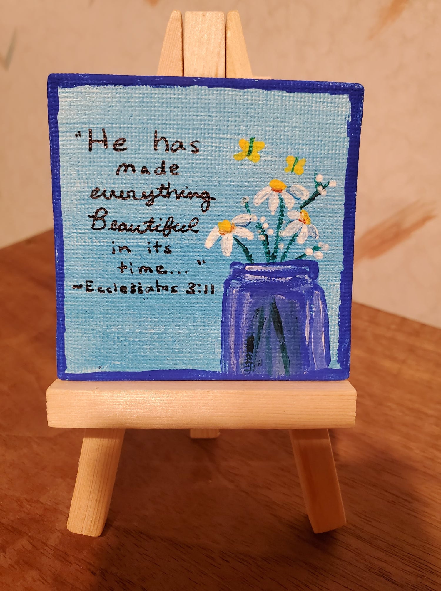 Mini Canvas and Easel – Lauren's Easel