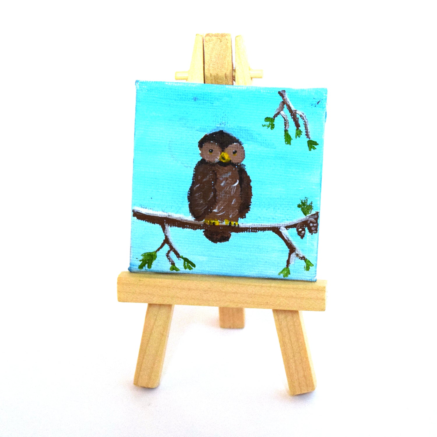 How to: work with a canvas on an easel 